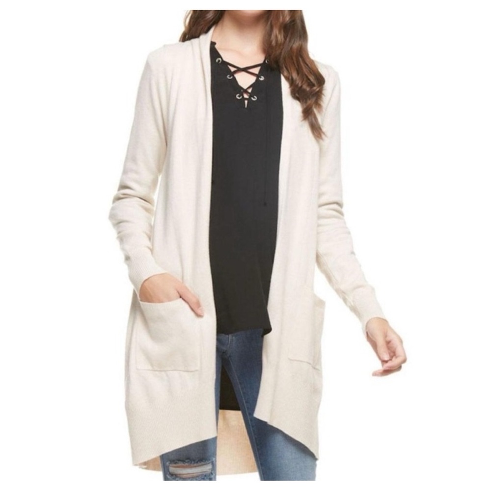 💵Dreamers Cream Colored Open Cardigan Size XSmall
